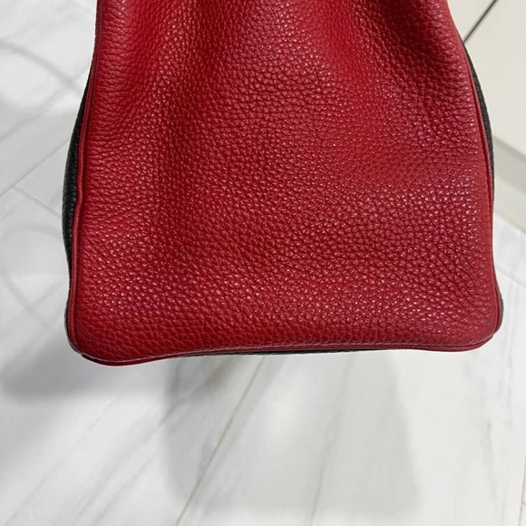 🖤❤️SOLD!!❤️🖤 HERMES BIRKIN 35 HSS BI-COLOR NOIRROUGE TOGO GARANCE BRUSHED PHW - Picture 8 of 16